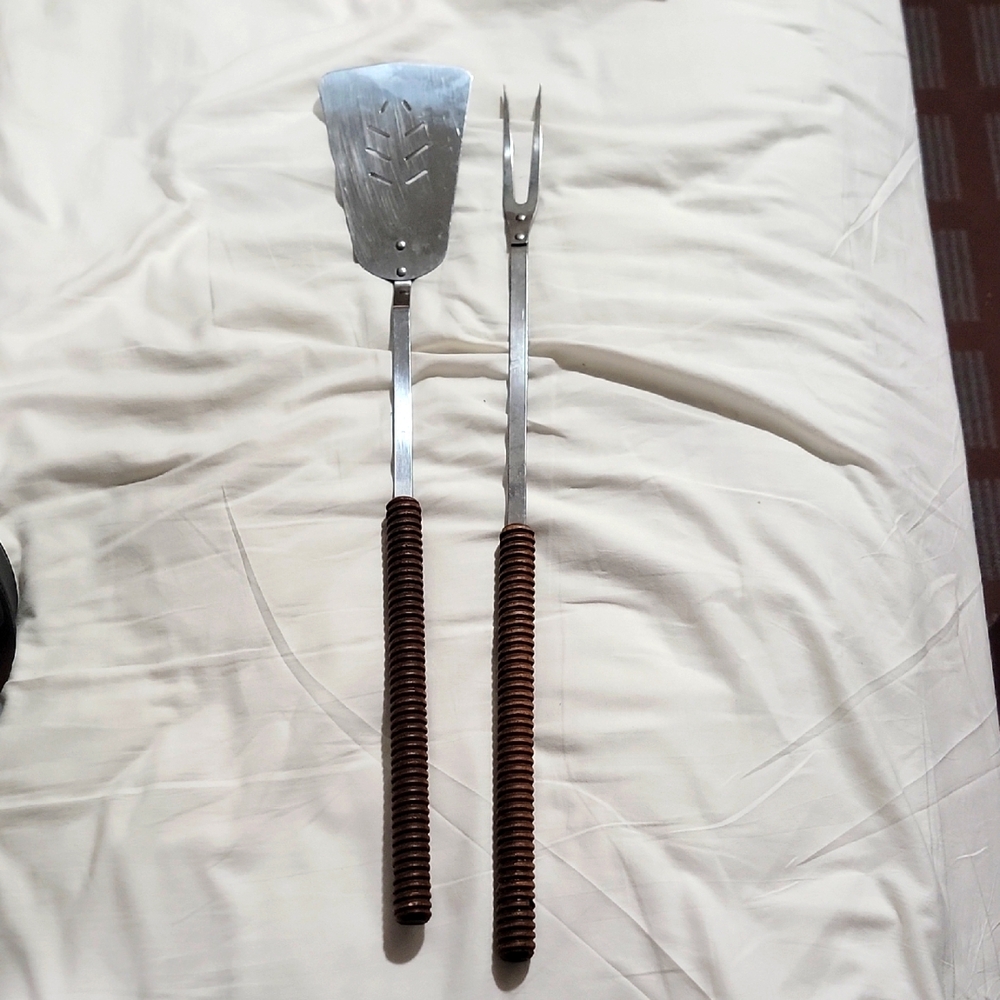 Vintage Ace BBQ Spatula And Fork